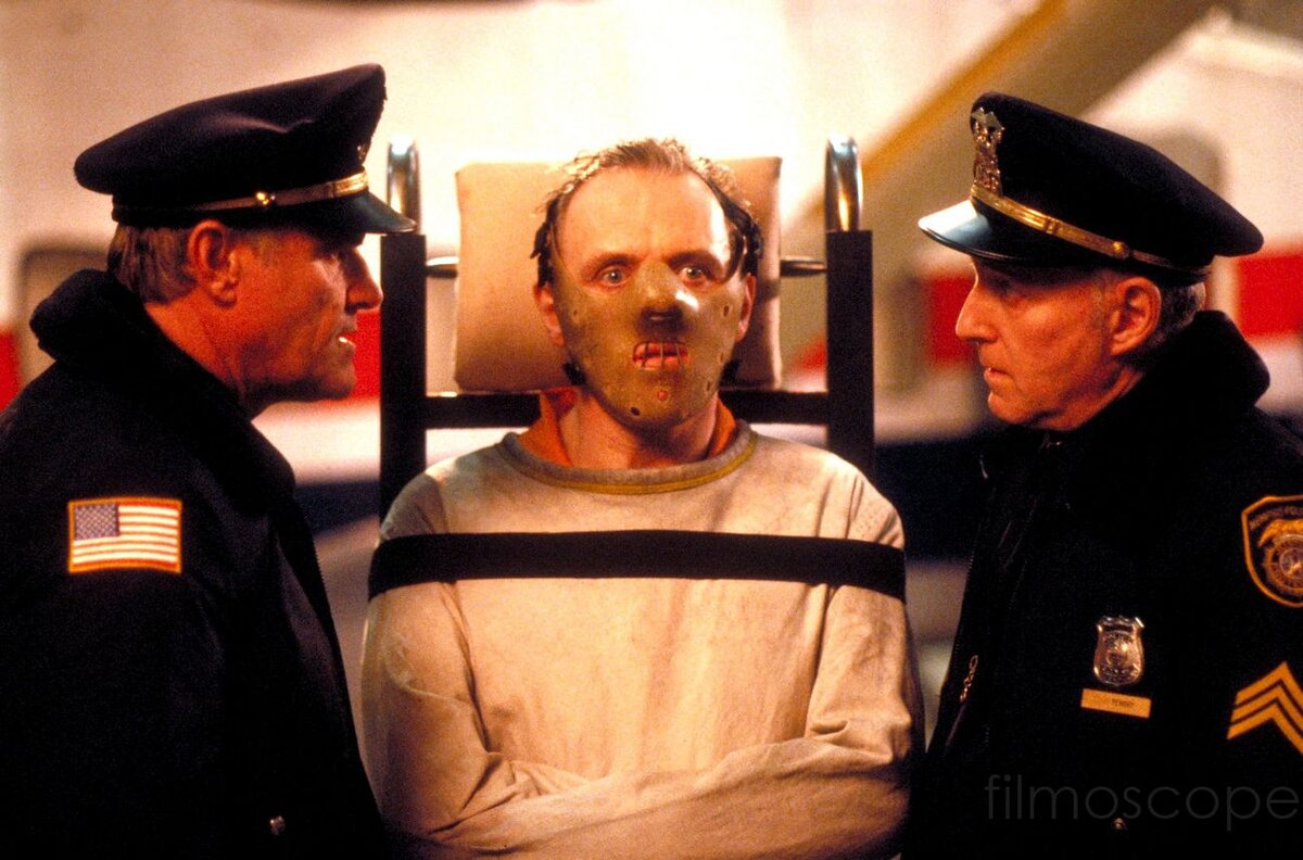 Кадр из фильма "Молчание ягнят", 1991 год