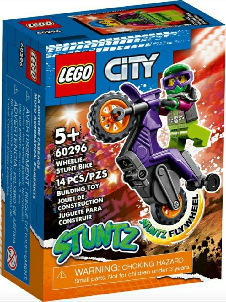 LEGO SET 60296 "Wheelie Stunt Bike".