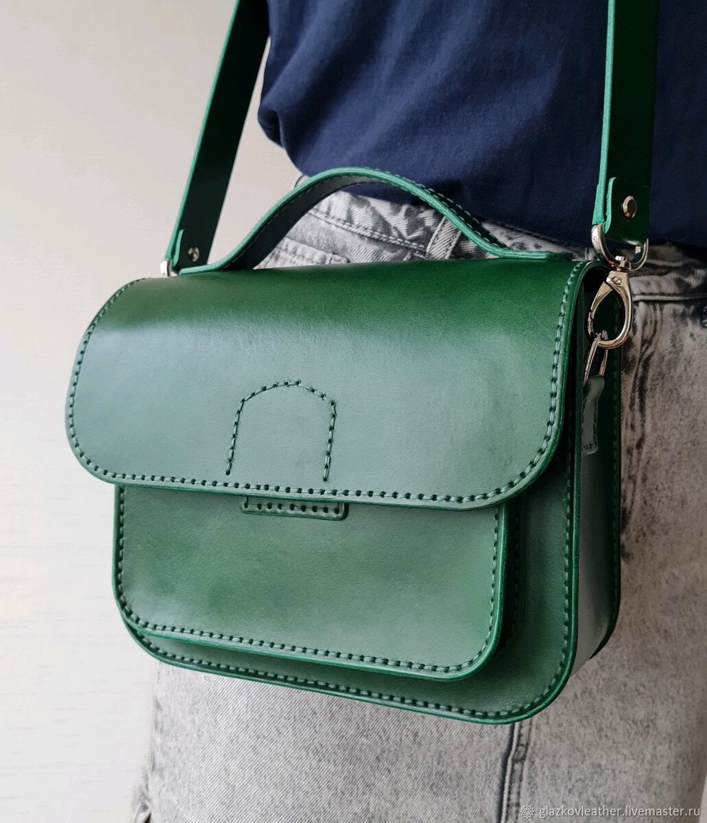 кожаная женская сумка