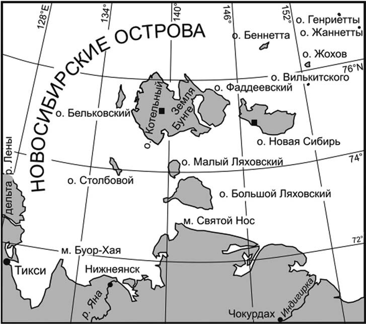 Где находится остров котельный