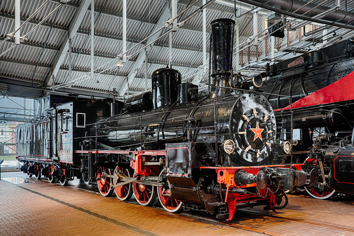 Паровоз Ов6640 в Музее железных дорог России