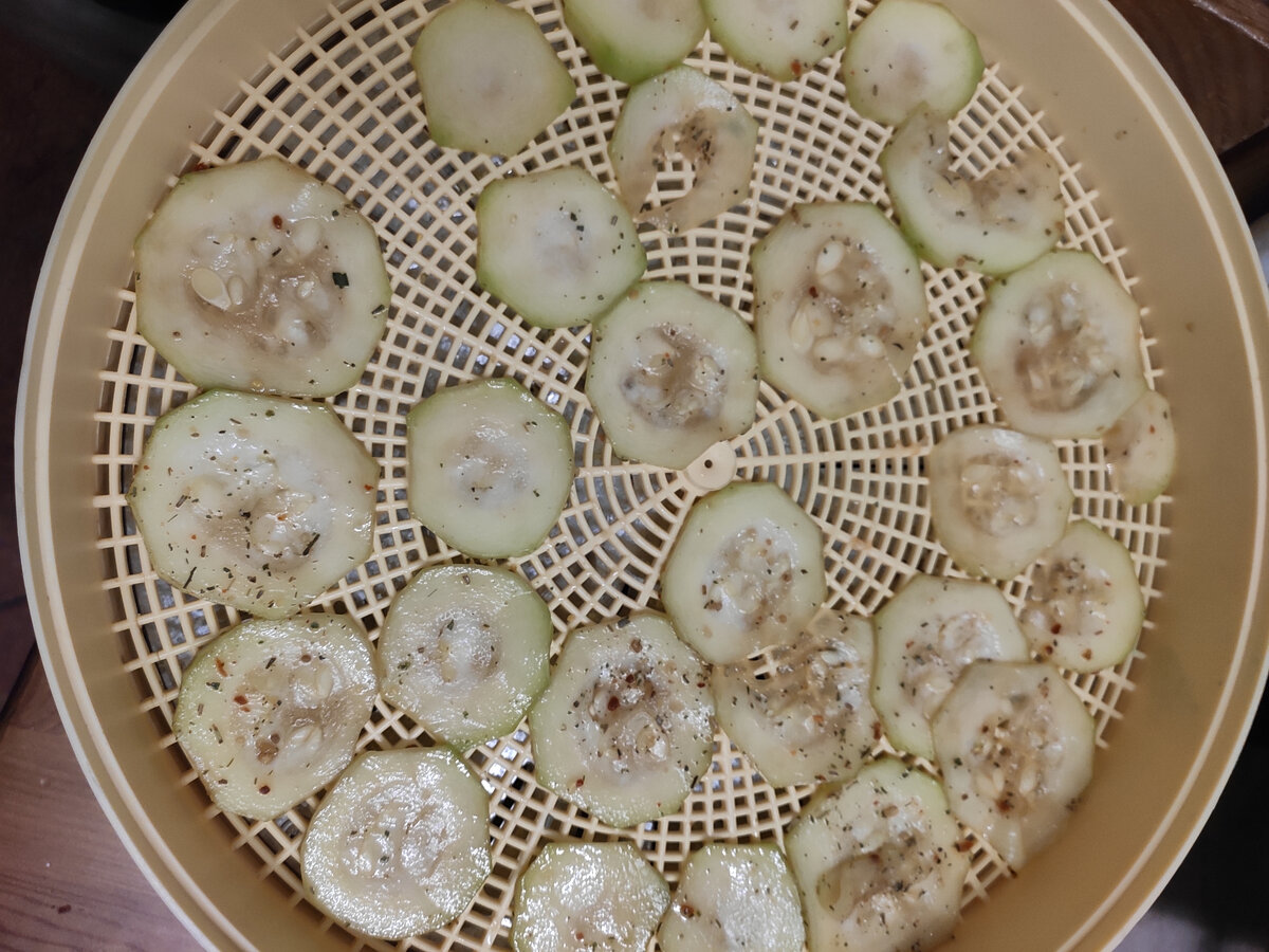 Выложили и сушим