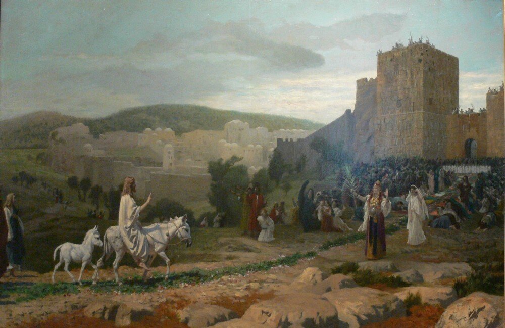 «Вход Христа в Иерусалим» — Жан-Леон Жером — 1897 г. (Источник: Wikimedia Commons)