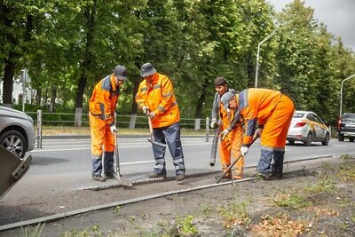    Сотрудники дорожного комплекса Подмосковья © Пресс-служба Министерства транспорта и дорожной инфраструктуры Московской области