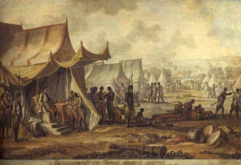 "Пётр I (на реке Пруте)". М. М. Иванов/