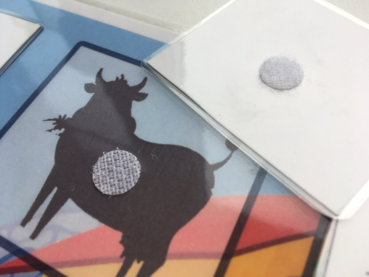 Липучки крупным планом.