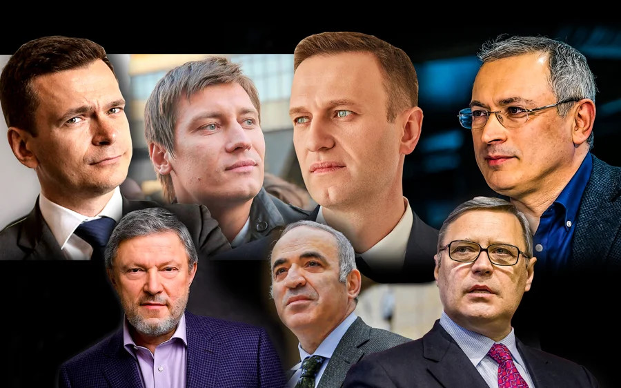 иллюстрация: "Представители российской оппозиции"  Фото взято с портала:https://yandex.ru/images/