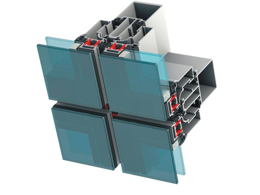 структурное фасадное остекление