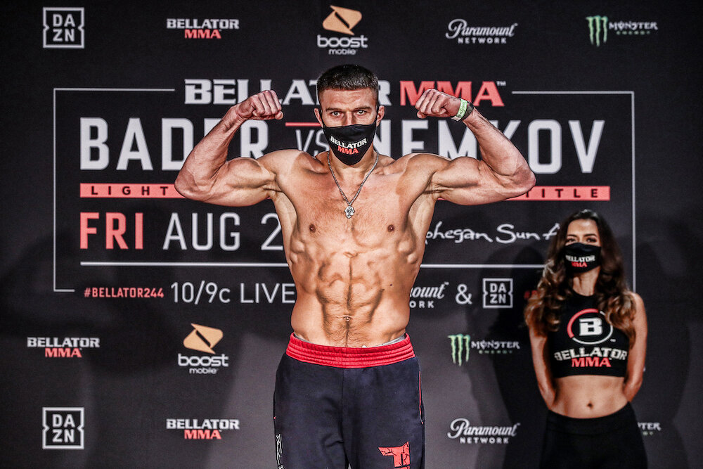 Вадим Немков| Здесь и далее фото https://mmajunkie.usatoday.com/gallery/photos-bellator-244-official-weigh-ins-faceoffs