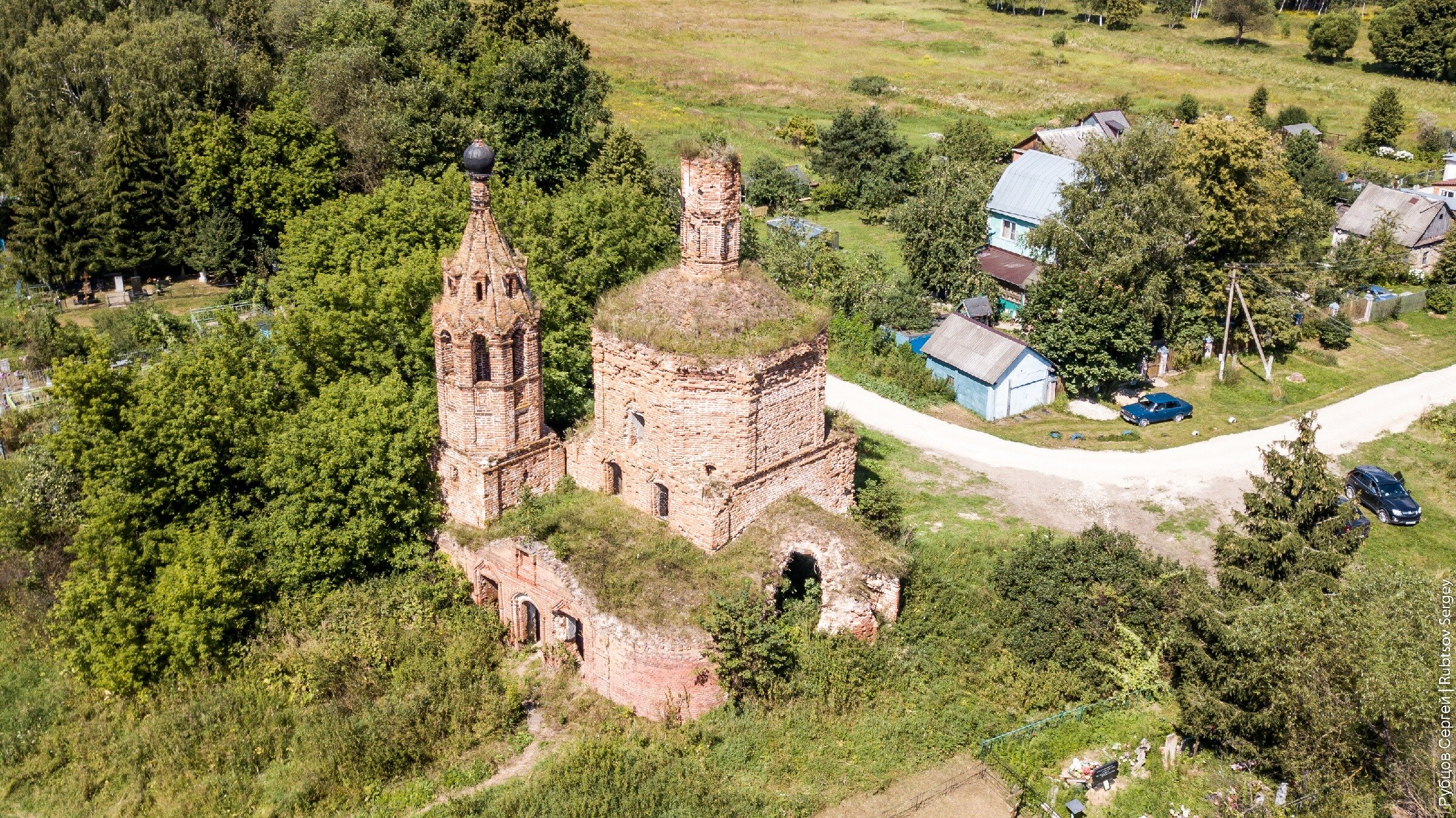 храм с видом сверху