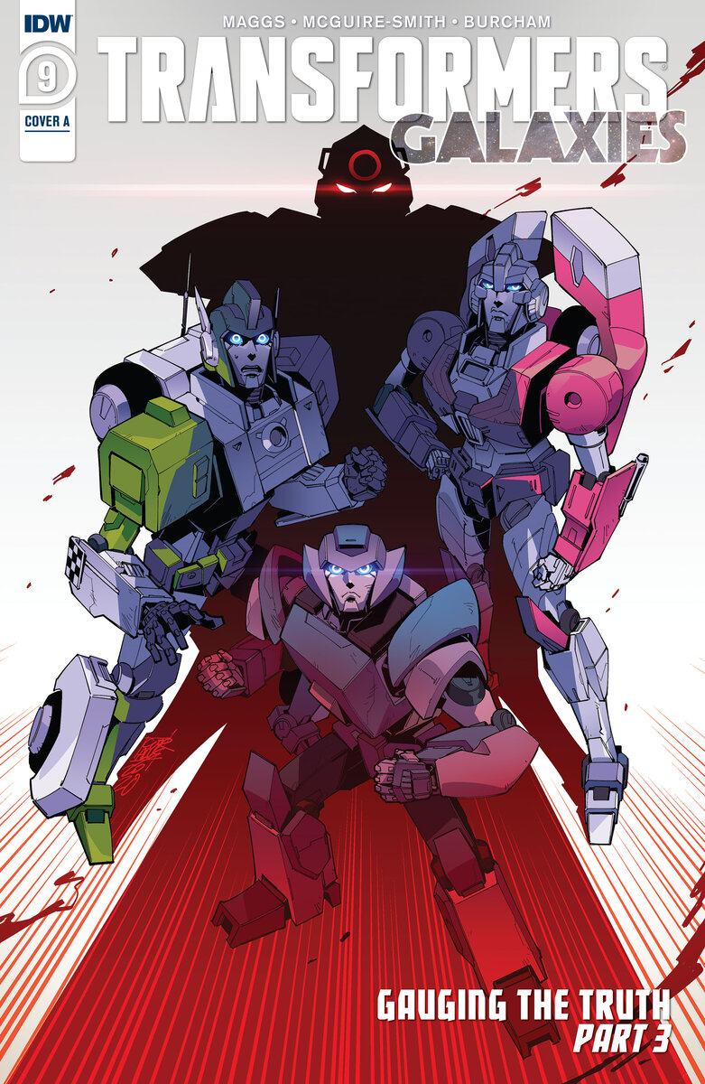Обложка девятого выпуска серии "Transformers: Galaxies", сентябрь 2020 года, IDW