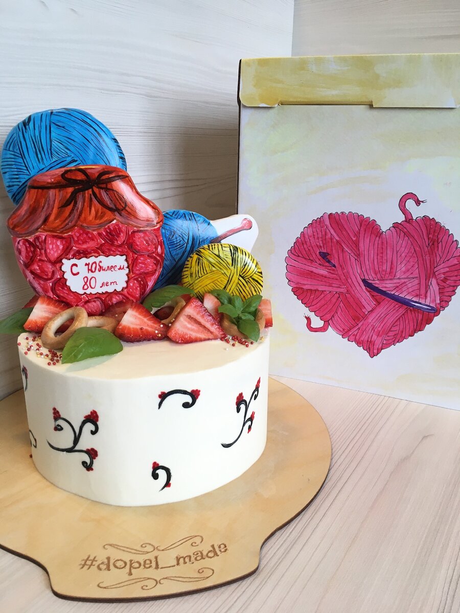 Вафельная картинка на торт С днем рождения А4
