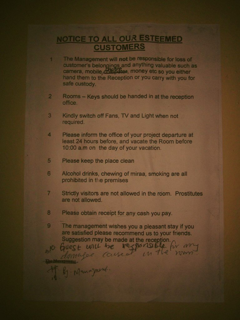 Позабавил пункт 7. У нас такого не увидишь.