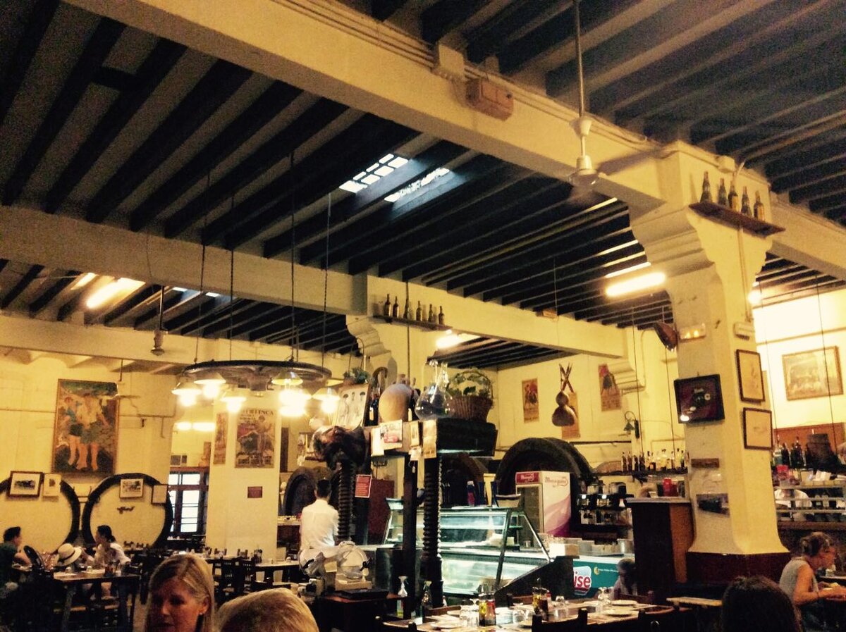 Люблю такие старые и огромные рестораны