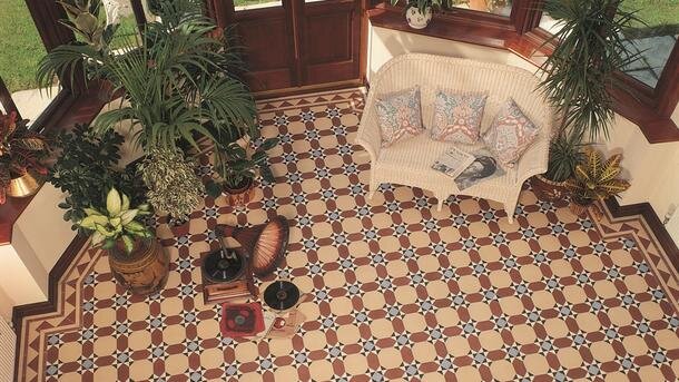 Полы в холле "викторианской эпохи"