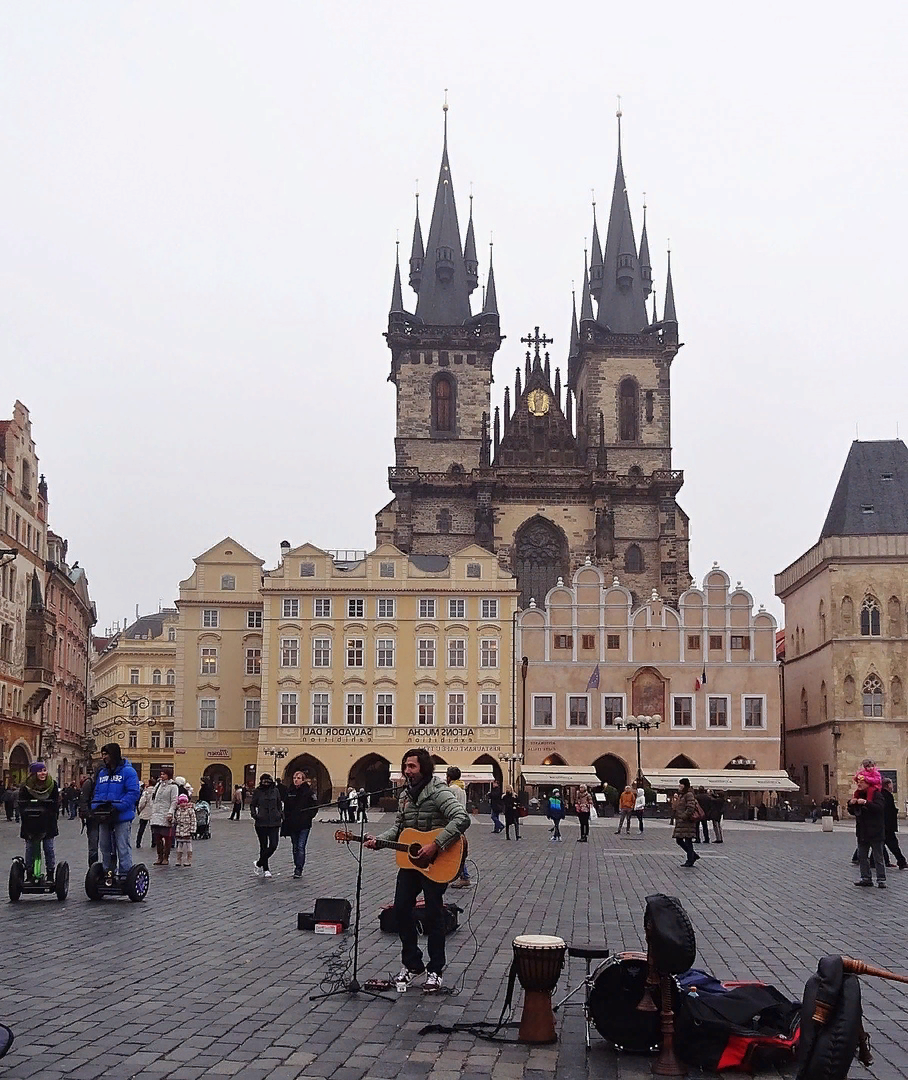                                Староместская площадь в Чехии, город Прага
