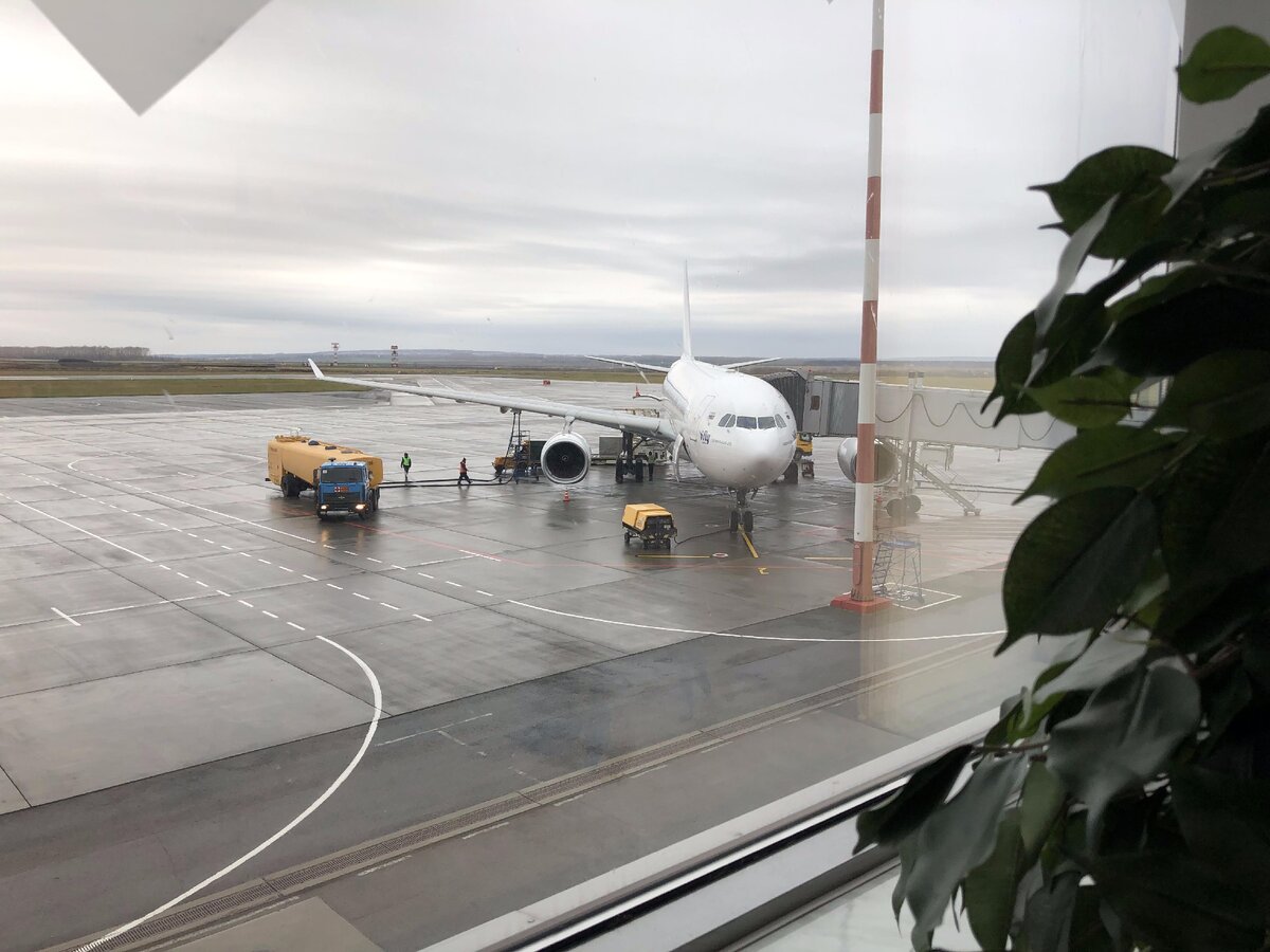 Аэропорт "Уфа", подготовка А330