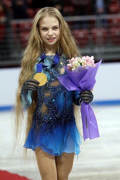 Александра Трусова. Чемпионат мира по фигурному катанию среди юниоров 2018