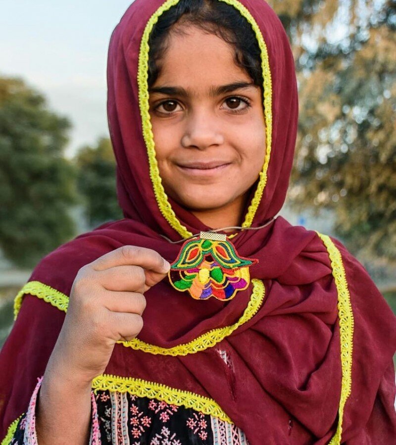 Девочка белуджи из Пакистана. 