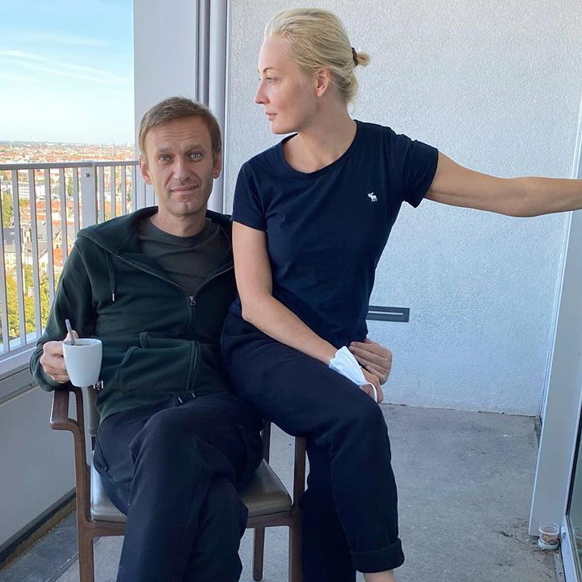 Юлия и Алексей Навальные.