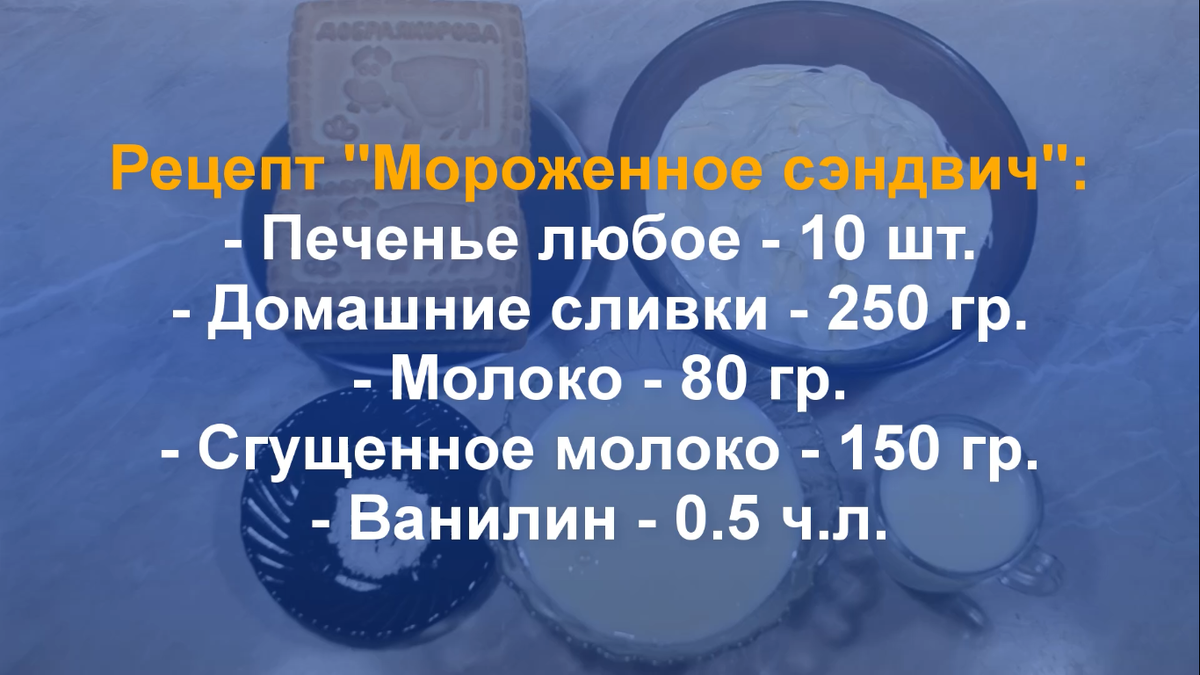 Мороженое в домашних условиях рецепт