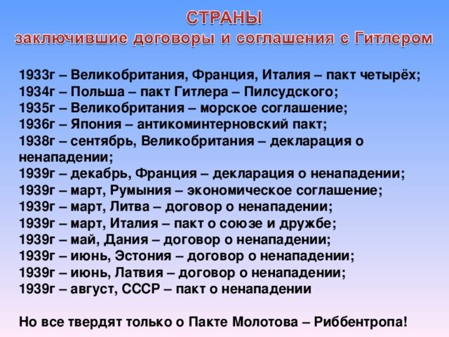 Иллюстрация к изложенному в статьях:-Кому поперек Пакт 1939 г. ? (Из Интернета)