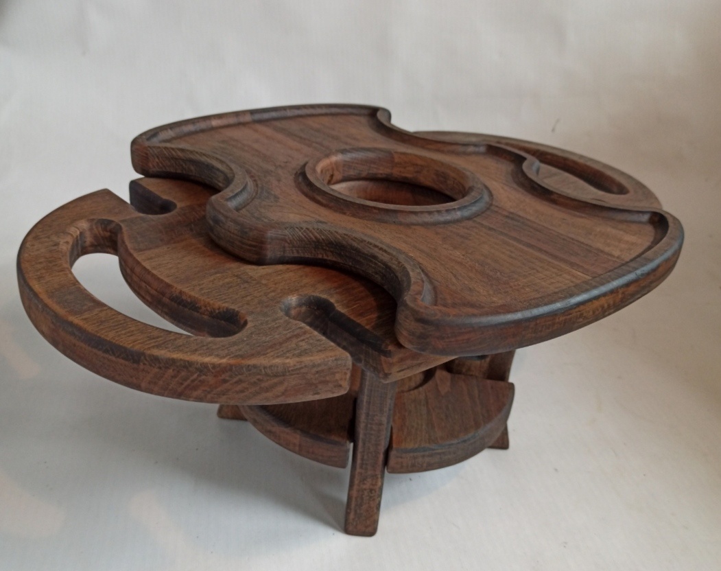 Винный столик Premium цвет эбен