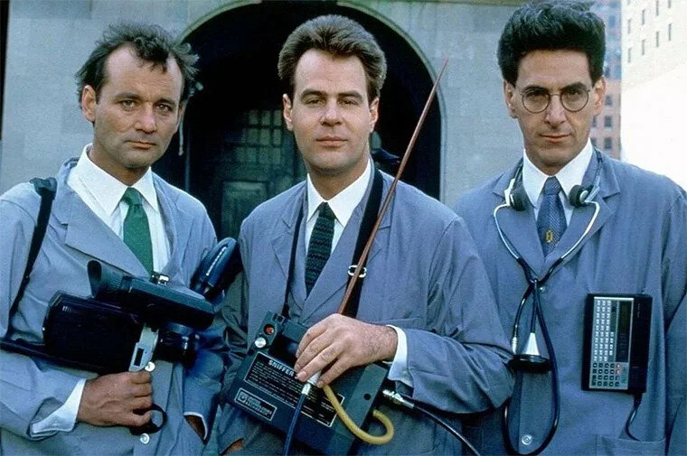 Кадр из к/ф "Охотники за приведениями", 1984