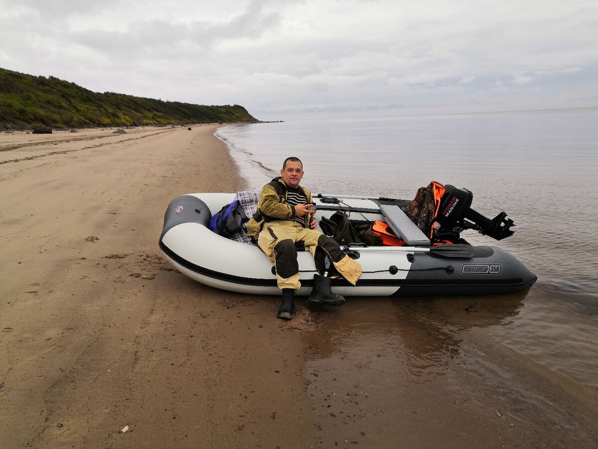 Берег Белого Моря, отдыхаю