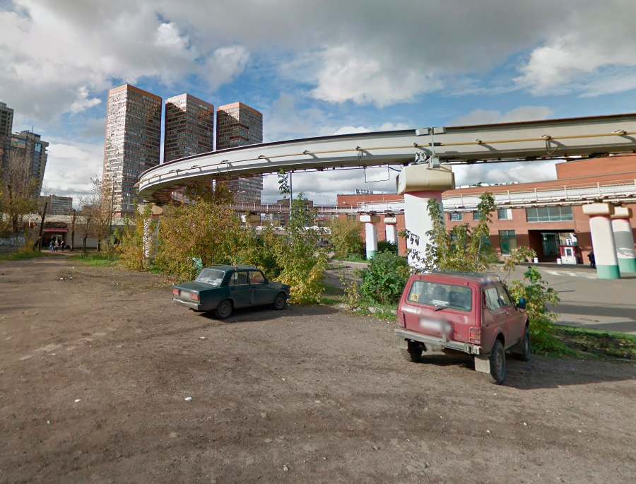 Кольцо со стороны Тимирязевской - смотреть тут особо не на что даже сверху вниз