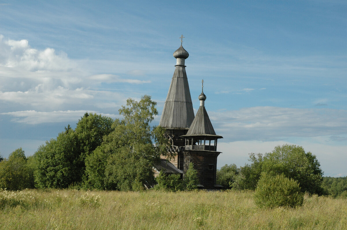 Колокольня в деревне Тюш Пермский край