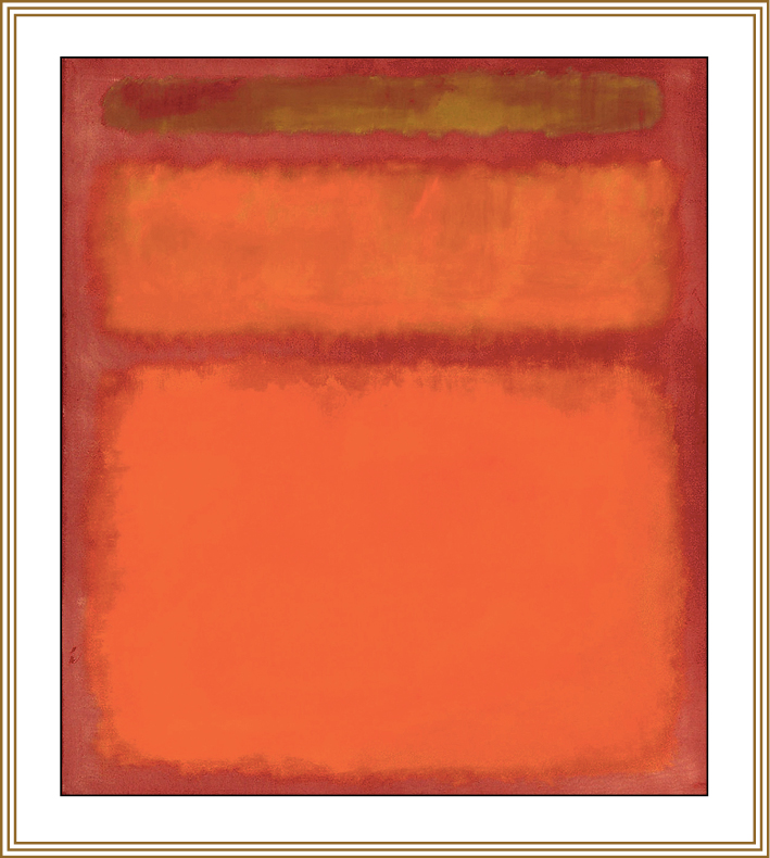 Марк Ротко "Оранжевый, красный, желтый"