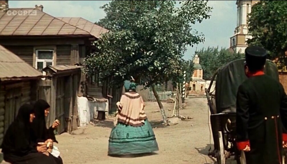 Кадр из фильма "Женитьба Бальзаминова" (СССР, 1964 г., режиссёр Константин Воинов)