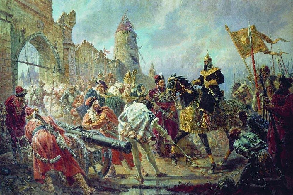 Взятие Иваном Грозным ливонской крепости Кокенгаузен.