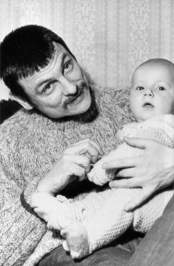 Тарковский с сыном Андреем.