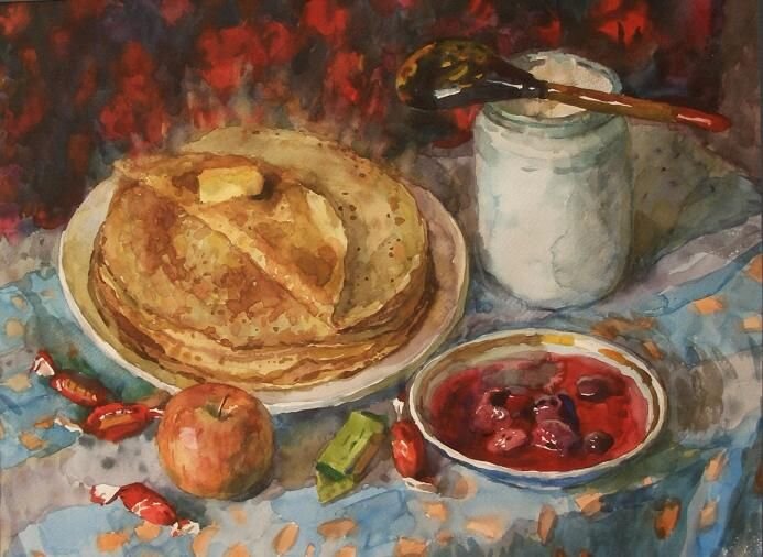 Источник: pinterest.ru. Анна Черкашина «Масленица»