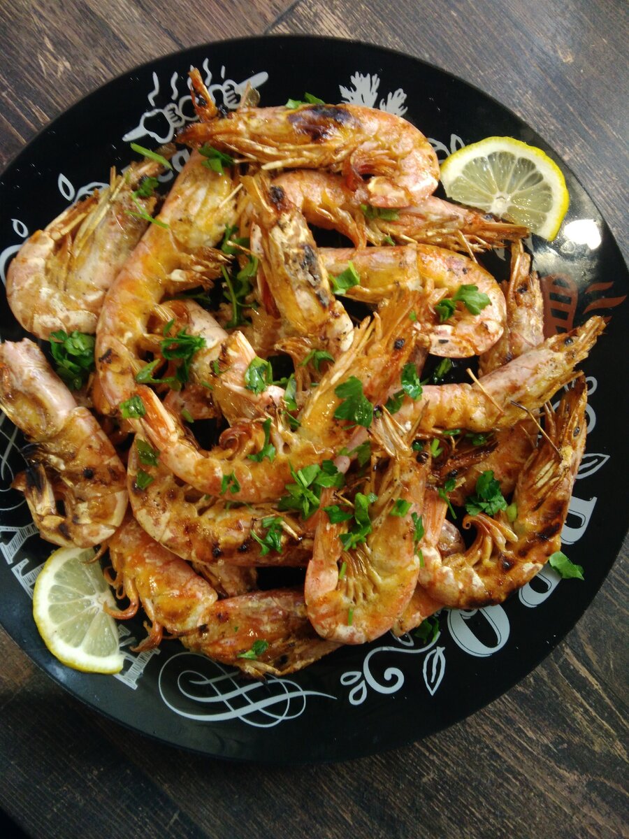 Креветки - гриль. Фото из личного архива