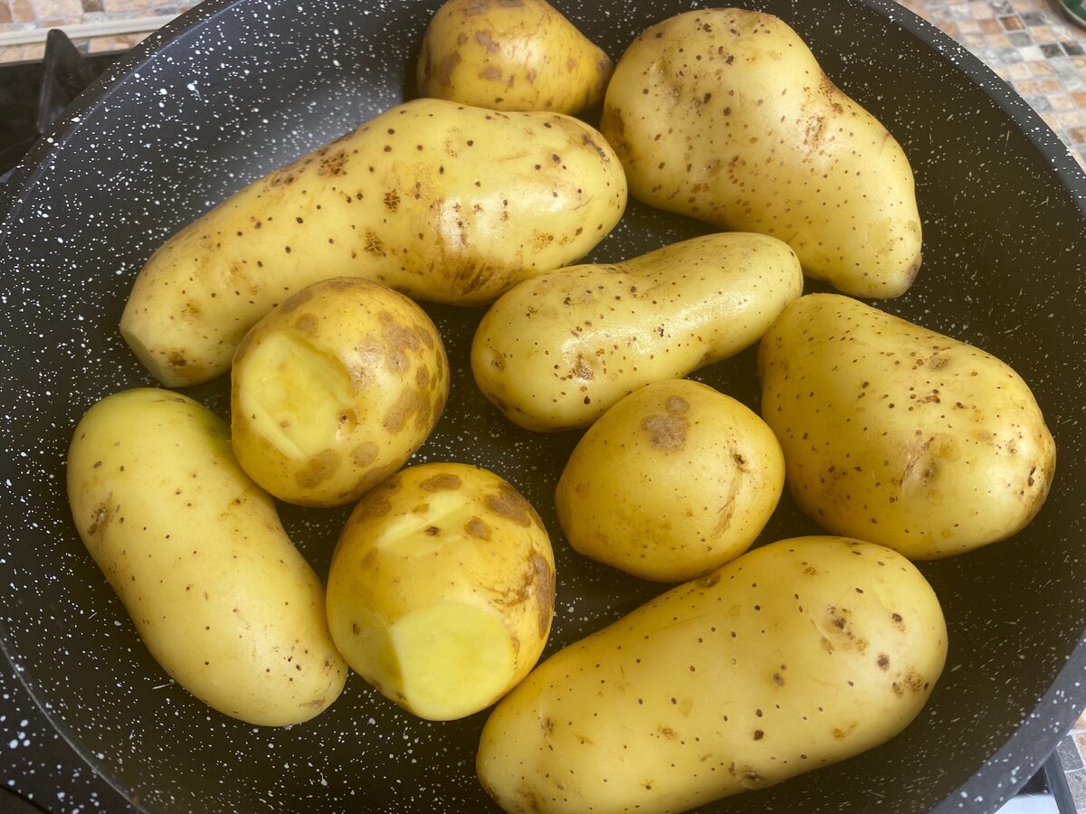 Ленивая картошка с сосисками, пошаговый рецепт на 14 ккал, фото, ингредиенты - alexandra