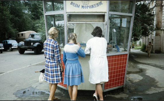 Типичный киоск 1950-1960гг