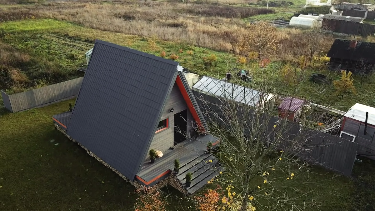 Дом-шалаш 35м²