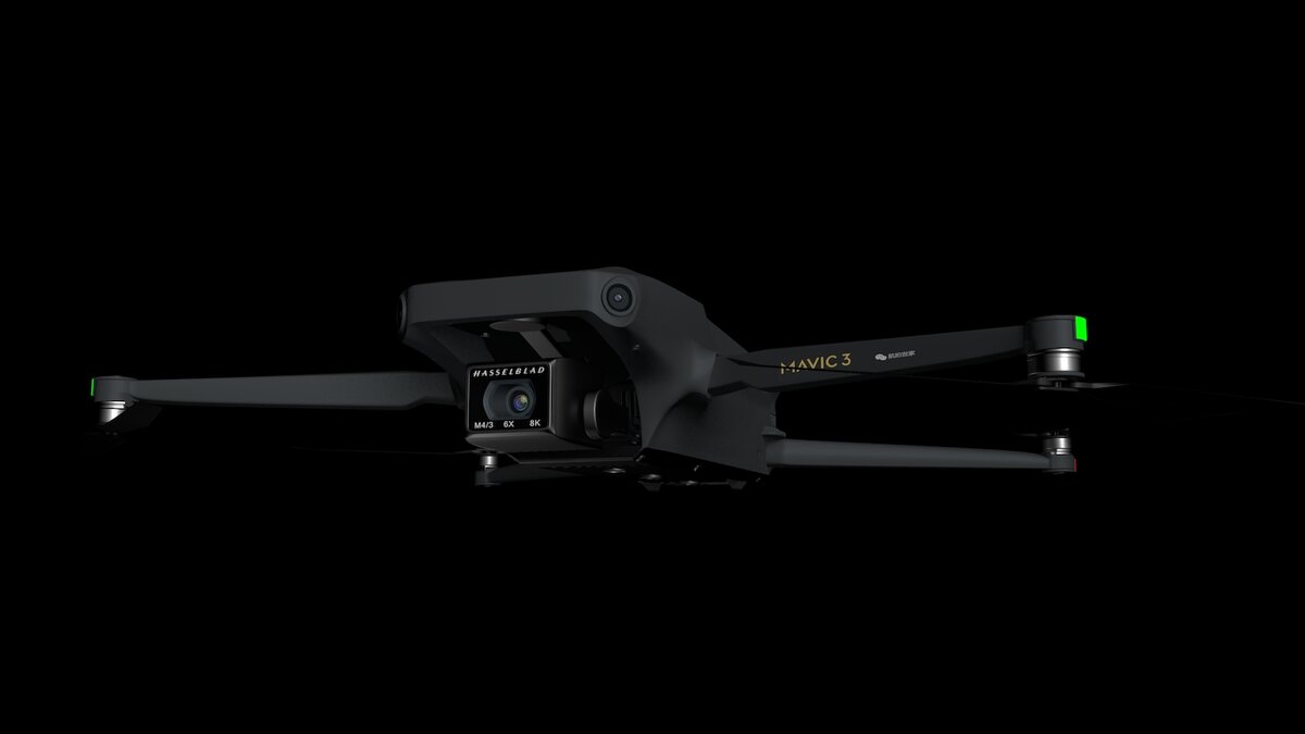 Неофициальный рендер DJI Mavic 3 Pro. Источник: photorumors.com
