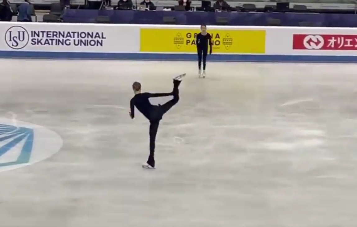 Уадр тренировки в Палавела  (Палаццо а Вела) в Турине Майи Хромых 4 ноября 2021