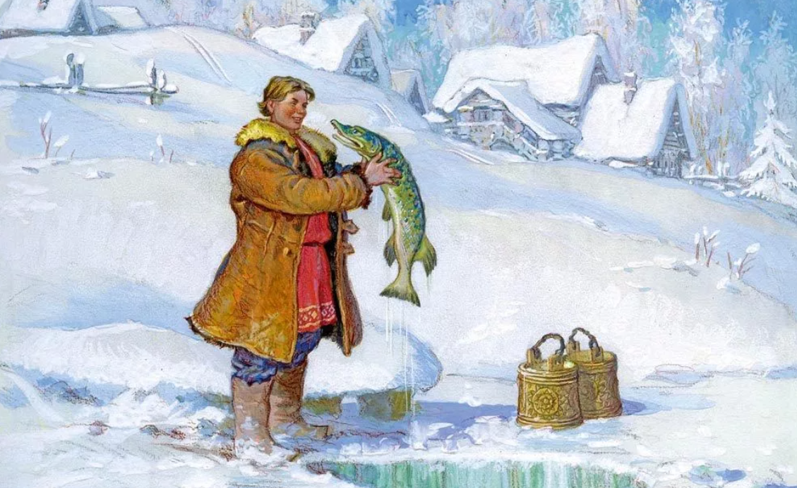 А щучка-то хороша! Килограмма на три-четыре будет! Если не больше!