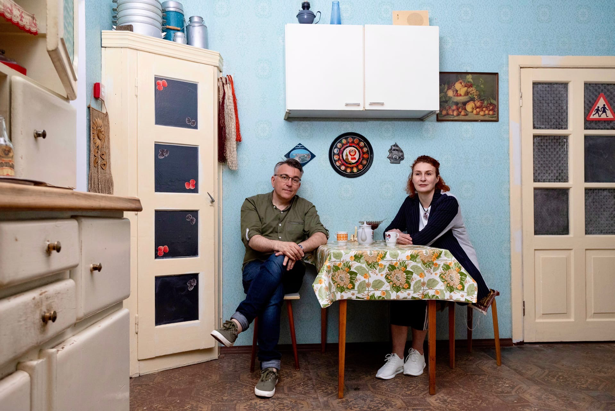 Создатели музея Дом китобоя - Александр и Наталья Быченко 