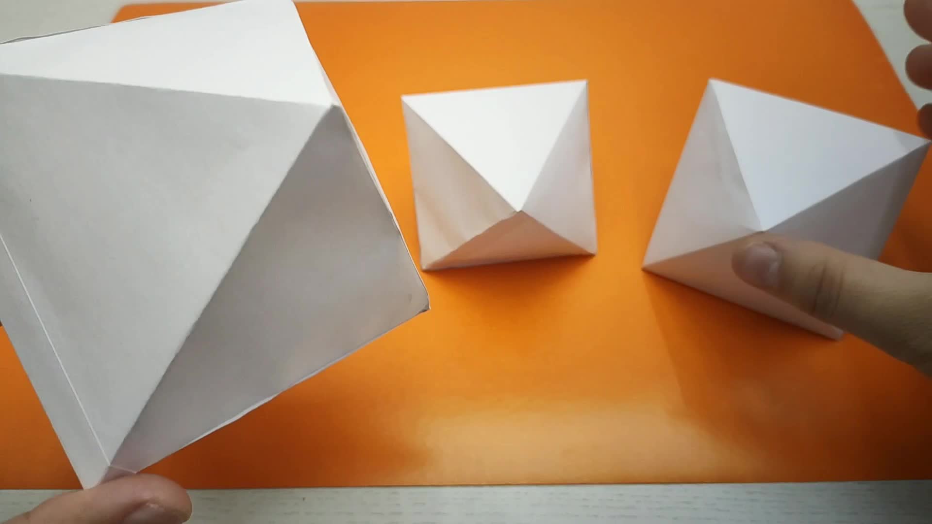 Оригами Октаэдр. Как сделать бумажные многогранники из модулей Сонобе