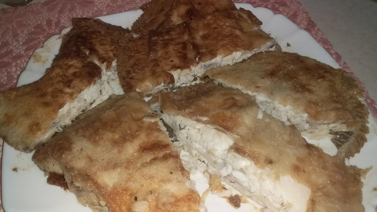 жареная камбала