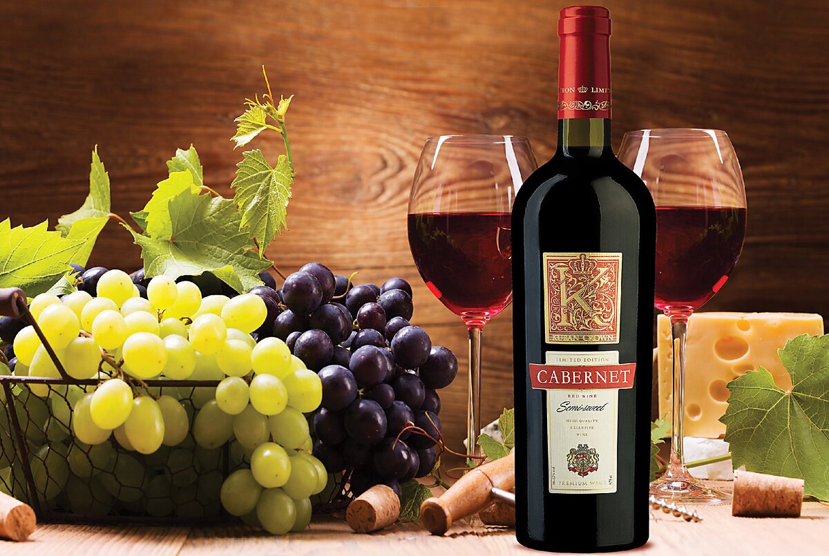 Вино каберне - каберне Kuban Crown