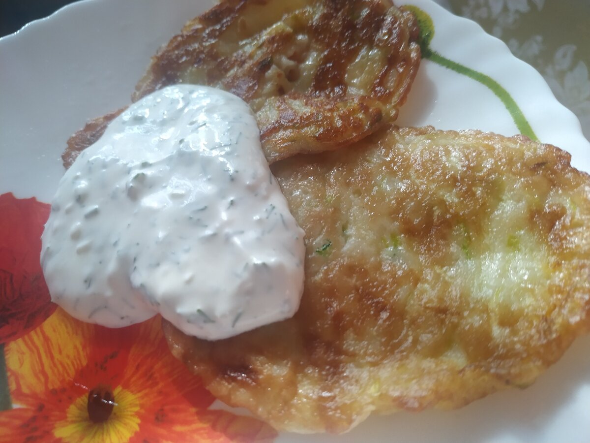 Кабачковые оладушки