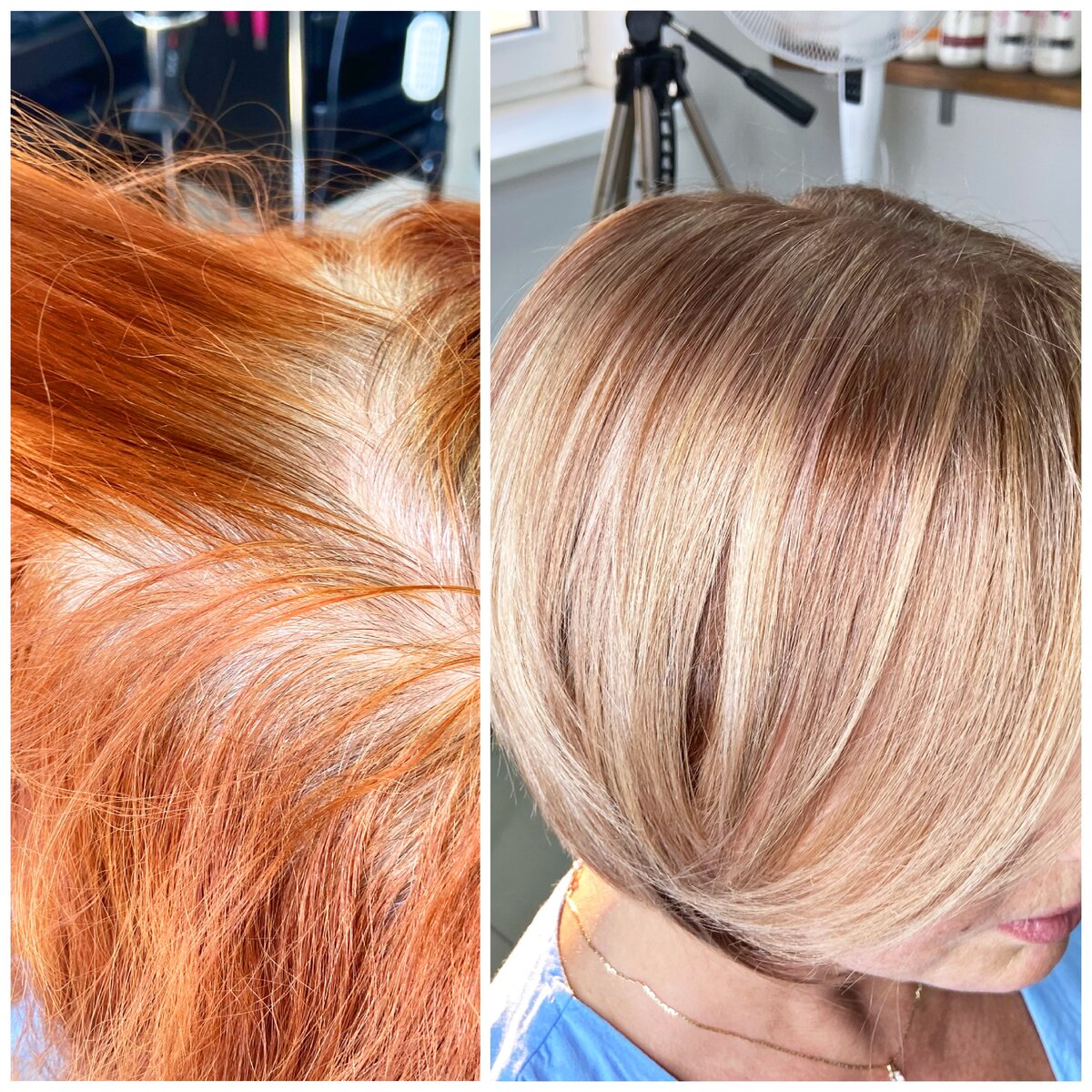 тонирование седых волос фото до и после