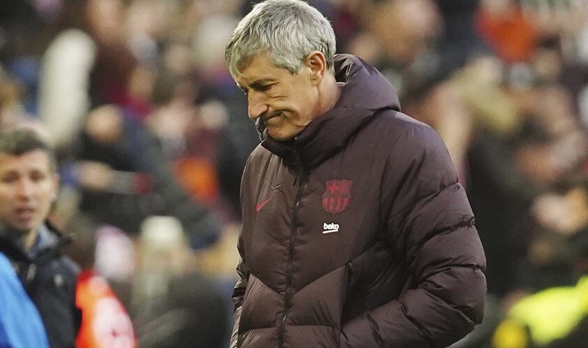 Кике Сетьен не смог достучаться до игроков "Барселоны".